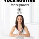 Do these simple yoga poses in this quick 10-minute morning yoga workout for beginners to help wake you up in the mornings.