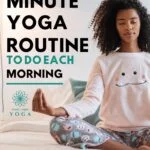 A 10 minute morning yoga routine for beginners to try in the morning to start your day on a high. 10 minute morning yoga routine for beginners.