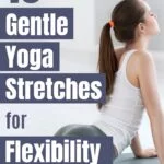 Do these 10 gentle yoga stretches to increase your flexibility and learn some of the more basic yoga poses. Beginner stretches for flexibility.