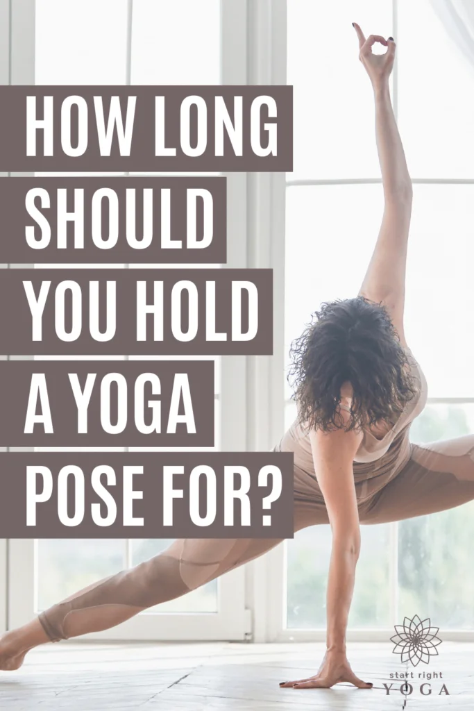 We answer the question of how long do you hold a yoga pose for? As a beginner yogi, it's good to know how long you should hold different poses for and what their purpose is. 