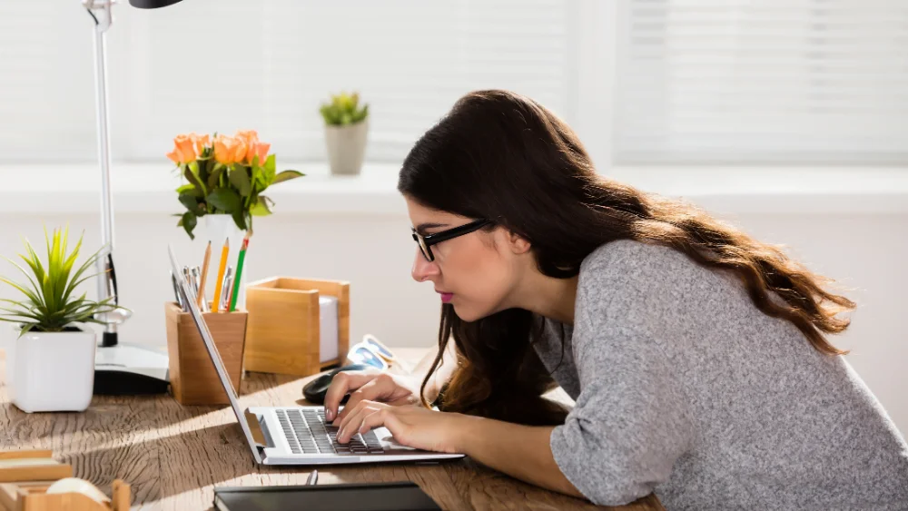 Bad posture, help improve your posture with yoga. 