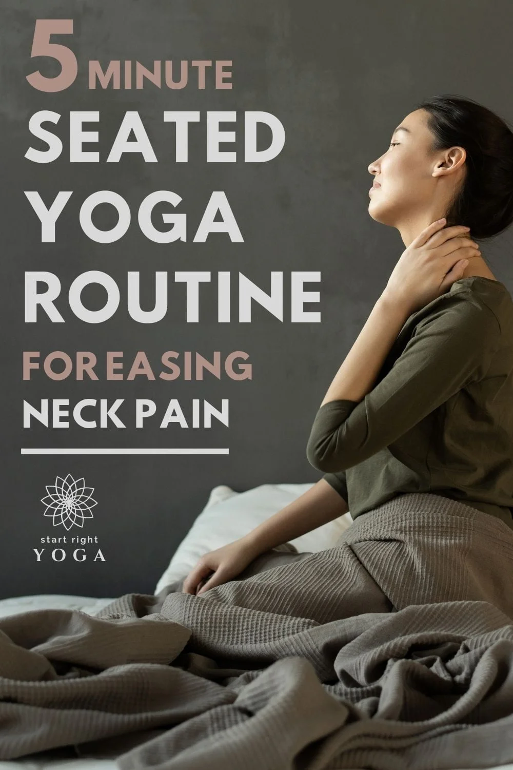 5Minute Simple Seated Yoga Routine For Neck Pain
