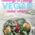 20 healthy salads that are vegan friendly, perfect for those summer evenings when you want a light dinner or lunch.