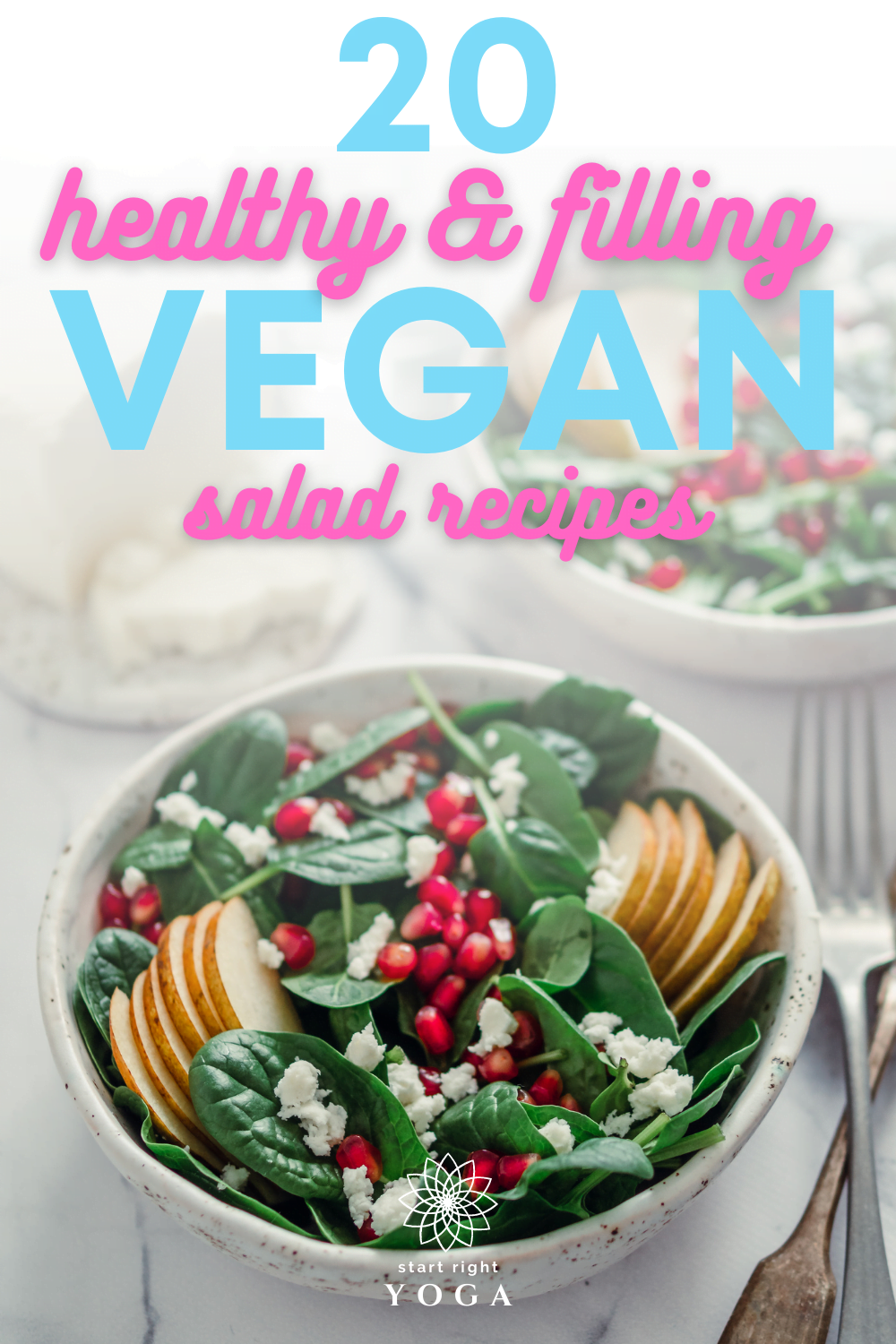 20 Skinny Healthy Vegan Salads For Weight Loss - startrightyoga.com