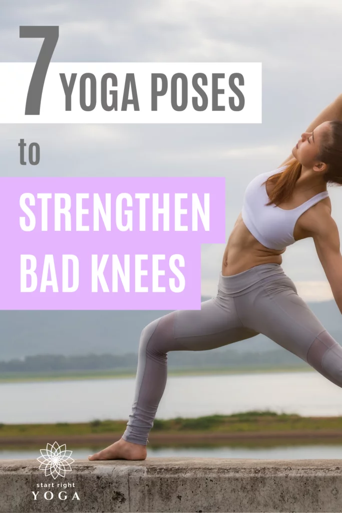If you have bad knees and want a great yoga plan to help strengthen them then these are the yoga poses you need to do.