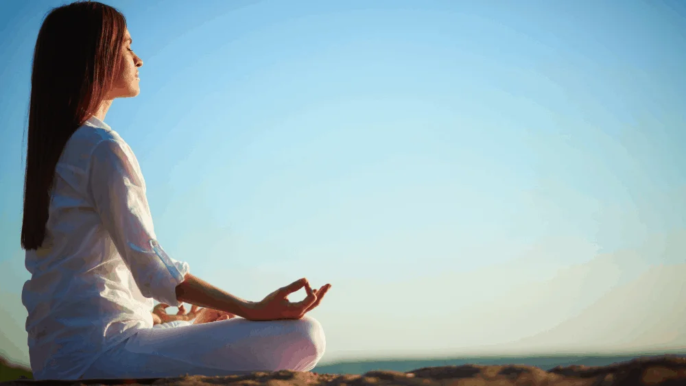 You can literelly meditate yourself skinny by using yoga and meditaion to reduce stress and cortisol hormone levels. 