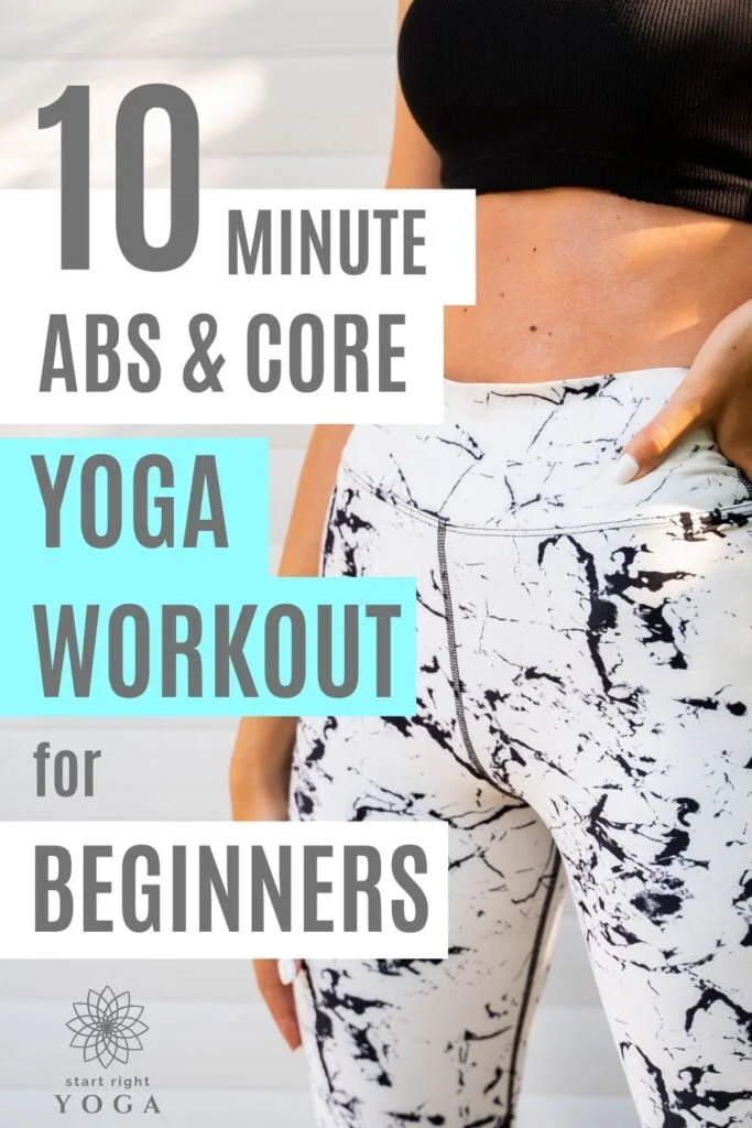 If you want a stronger core then look no further than these 6 best beginner core yoga poses plus we have put it all together for you in a quick 10-minute abs and core yoga workout PDF. 