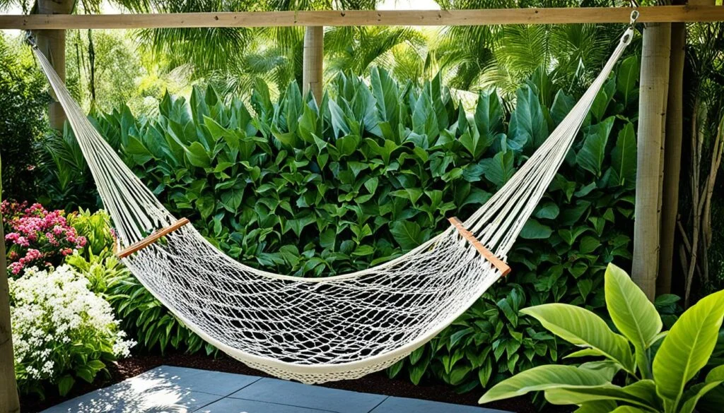 hammock in a peaceful outdoor setting