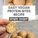 Boost your energy levels with our quick and easy vegan protein energy bites! Packed with plant-based protein and natural ingredients, these bites are perfect for a healthy on-the-go snack.
