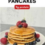 Indulge guilt-free with these fluffy vegan pancakes topped with a burst of colorful berries! Whether it's breakfast or brunch, this plant-based delight will satisfy your cravings and nourish your body. Dive into a taste sensation that's as wholesome as it is delicious! #VeganRecipes #PancakeLovers #HealthyEating