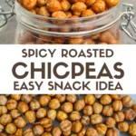 Turn up the heat with this mouthwatering vegan dish! Crunchy, spicy, and oh-so-satisfying, these roasted chicken peas are a game-changer for your taste buds. Perfect for snacking or adding a kick to your meals, give your palate a treat with this spicy sensation! #VeganRecipes #PlantBased #SpicyFood